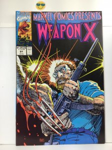 Marvel Comics Presents #81 (1991) NM Wolverine & Weapon X