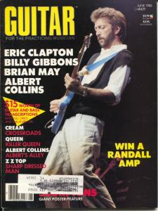 Guitar 6/1986-Eric Clapton-Billy Gibbons-Brian May-Queen-VG