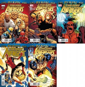 The New Avengers #1-5 (2010-2013) Marvel Comics - 5 Comics