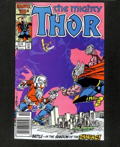 Thor #372 Newsstand Variant 1st TVA Time Variance Authority!