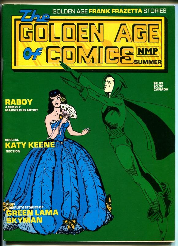 Golden Age of Comics-Summer 1982-New Media-Frazetta-Katy Keene-Raboy-VG/FN