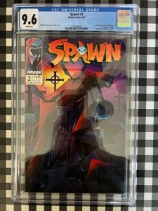 Spawn #2 - CGC 9.6 - 1st App Violator ! 2nd App Spawn