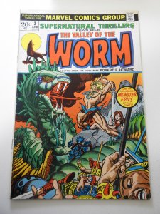 Supernatural Thrillers #3 (1973) VG Condition Centerfold detached at top staple