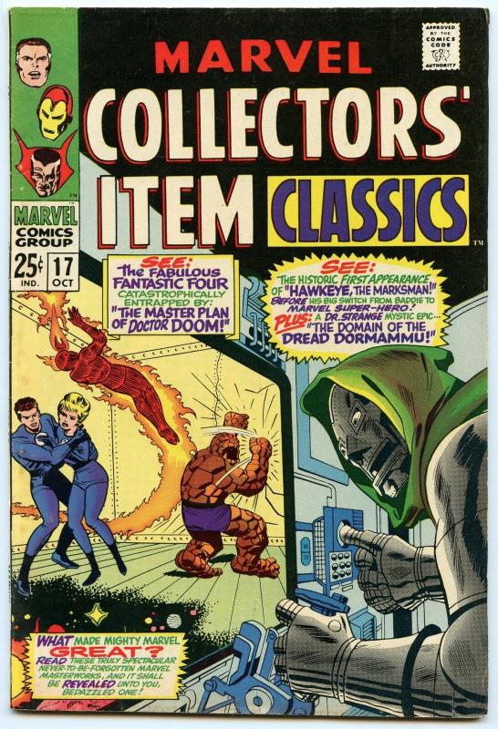 Marvel Collector's Item Classics 17 Oct 1968 FI- (5.5)