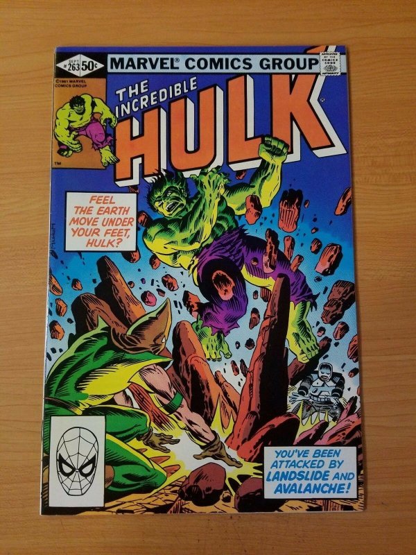 The Incredible Hulk #263 Direct Market ~ NEAR MINT NM ~ (1981, Marvel Comics)