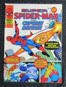1977 SPIDER-MAN & CAPTAIN BRITAIN #234 FVF 7.0 Fantastic Four vs Mole Man