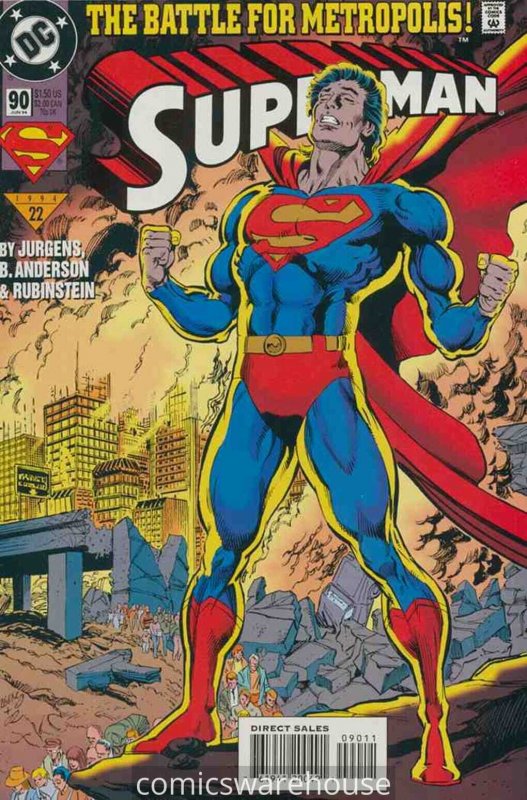 SUPERMAN (1987 DC) #90 A13940