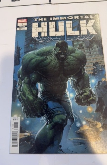The Immortal Hulk #1 Crain Cover (2018)