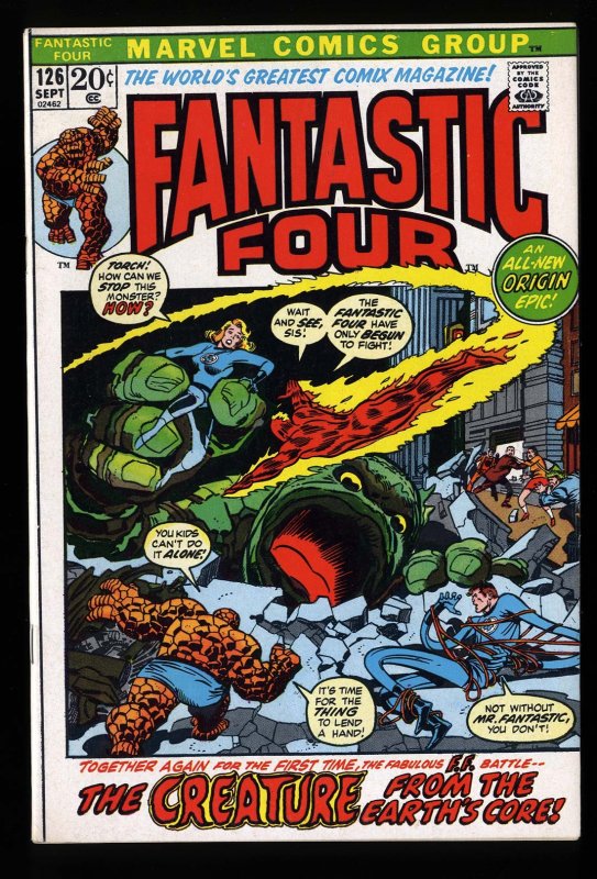 Fantastic Four #126 VF- 7.5