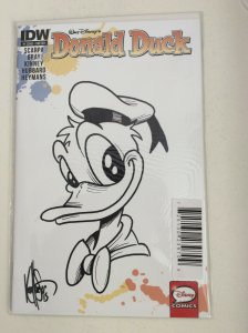 DONALD DUCK #1 SKETCH DF VARIANT SIGNED WITH  HAND SKETCH BY KEN HAESER WITH COA