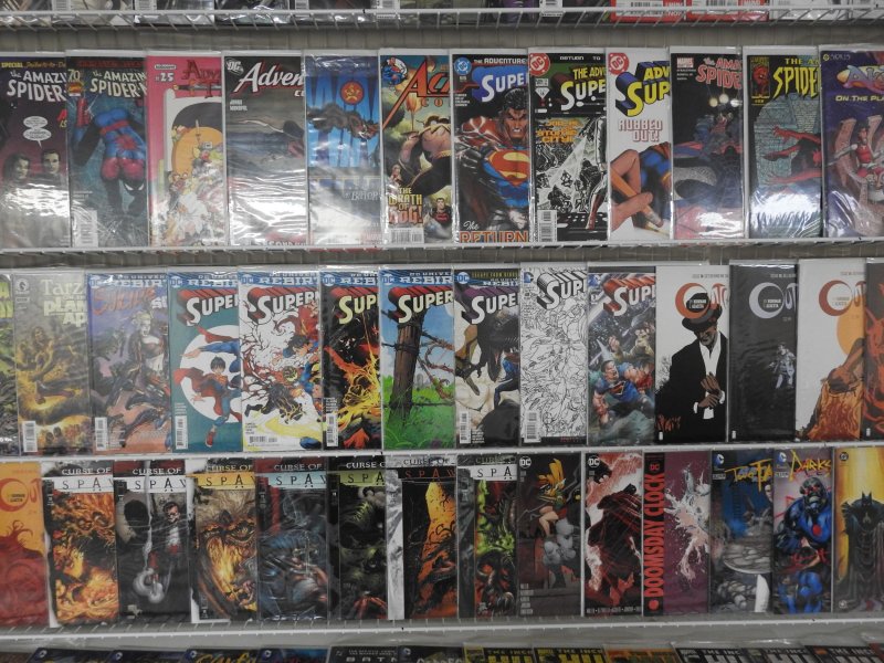 Huge Lot 150+ Comics W/ Superman, Hulk, Spider-Man, +More! Avg VF Condition!