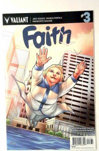 Faith #3 C (2016) Valiant Comics 9.4 NM Var Tony Fleecs 1st Print Comic Book