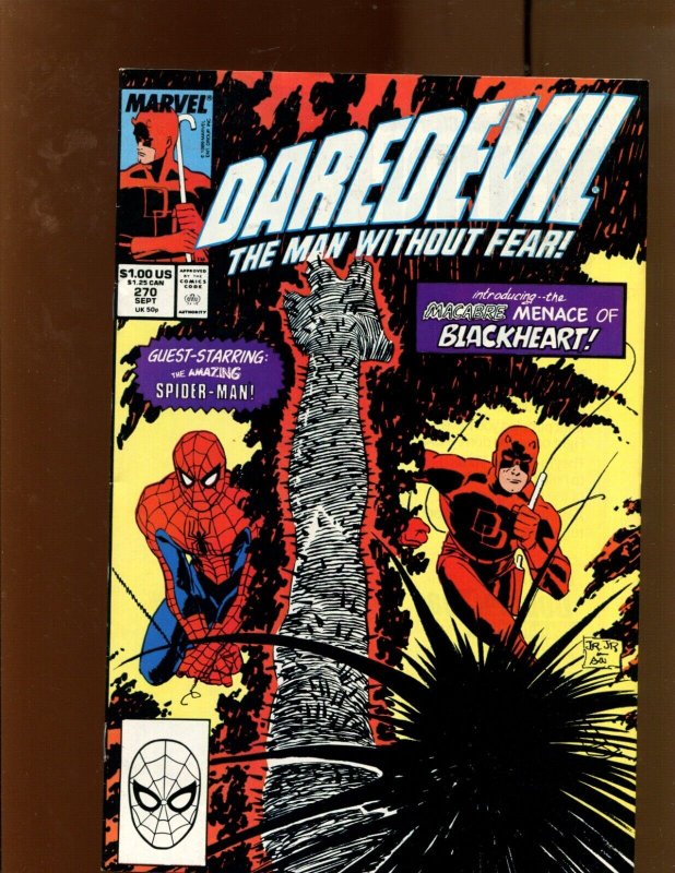 Daredevil #270 - 1st App of Blackheart! (8.5/9.0) 1989