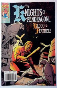 Knights Pendragon #4 1990 Marvel Blood & Feathers Captain Britain Comic
