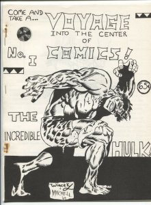 Voyage Into The Center Of Comics #1 1969- fanzine- Romita art