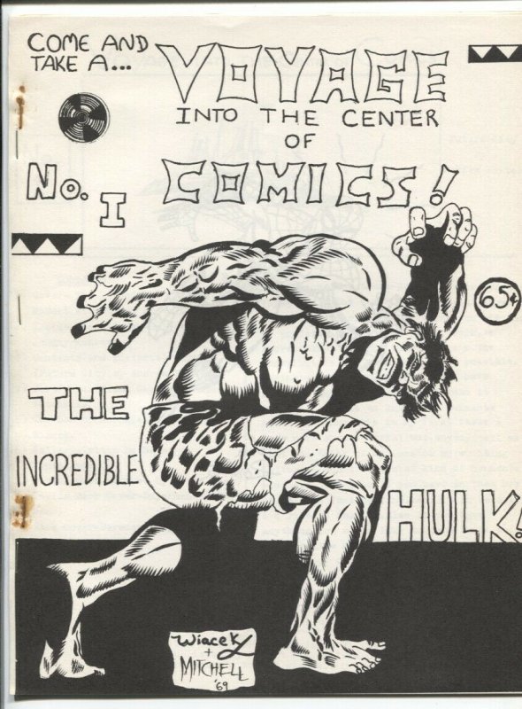 Voyage Into The Center Of Comics #1 1969- fanzine- Romita art