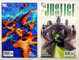 Justice Lot of 2 #1, 2 2005 DC Wonder Woman Batman Aquaman Flash Superman Comics
