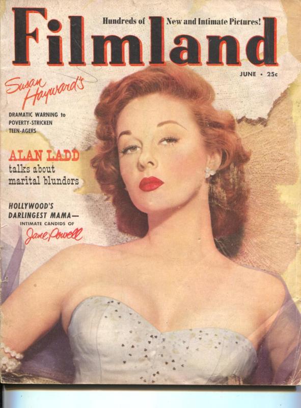 Filmland Susan Hayward Errol Flynn Rock Hudson Kirk Douglas June 1952 Hipcomic