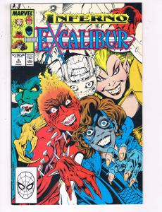 Excalibur #6 VF Marvel Comics Comic Book X-Men March 1989 DE23