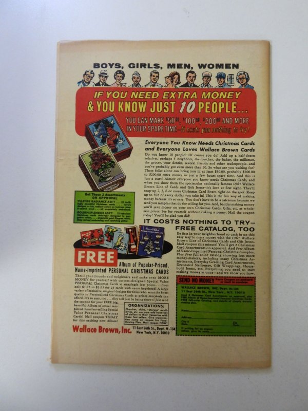 Strange Tales #161 (1967) FN- condition stain back cover