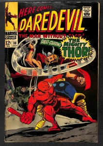 Daredevil #30 VG- 3.5 vs. Thor! Marvel Comics