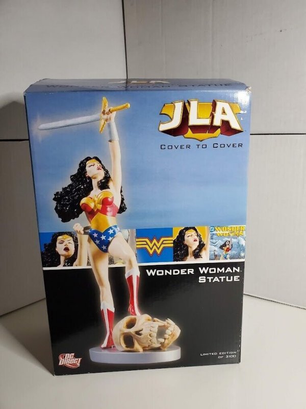 DC Direct Wonder Woman Statue | JLA Cover to Cover Jimenez | LE 3100 SEALED NEW 