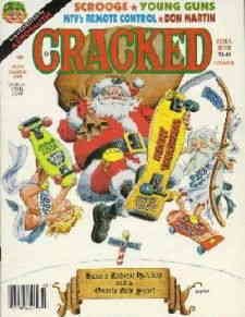 Cracked #243 POOR ; Globe | low grade comic Dan Clowes Santa Claus magazine