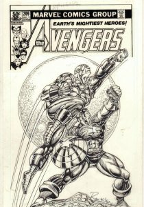 Avengers #209 Cover-esque Commission - Iron Man Captain America by Ron Wilson