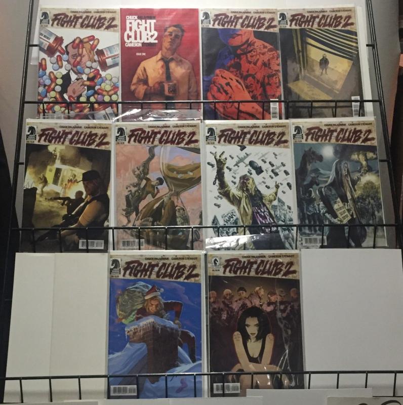 Fight Club 2 Issues #1-9 plus Variants Chuck Palahniuk/Cameron Stewart VF-NM