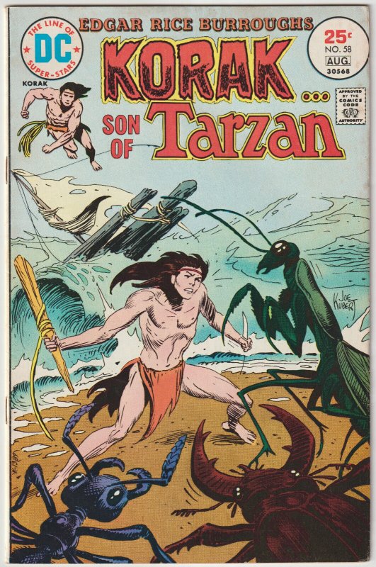 Korak, Son Of Tarzan #58 (Jul-Aug 1975, DC), VG condition (4.0)