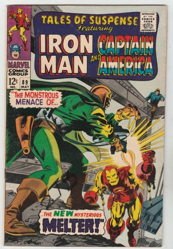 Tales of Suspense #89 (May-67) VF+ High-Grade Iron Man, Captain America, Buck...