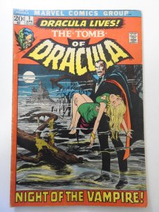 Tomb of Dracula #1 (1972) VG+ Condition rust bottom staple