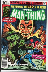 Man-Thing #4 Newsstand Edition (1980) Man-Thing