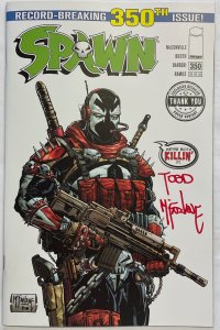 SPAWN #350 Retailer Variant SIGNED by Todd McFarlane