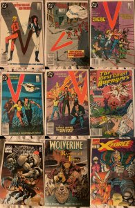 Lot of 9 Comics (See Description) V, West Coast Avengers, Wolverine, X Force