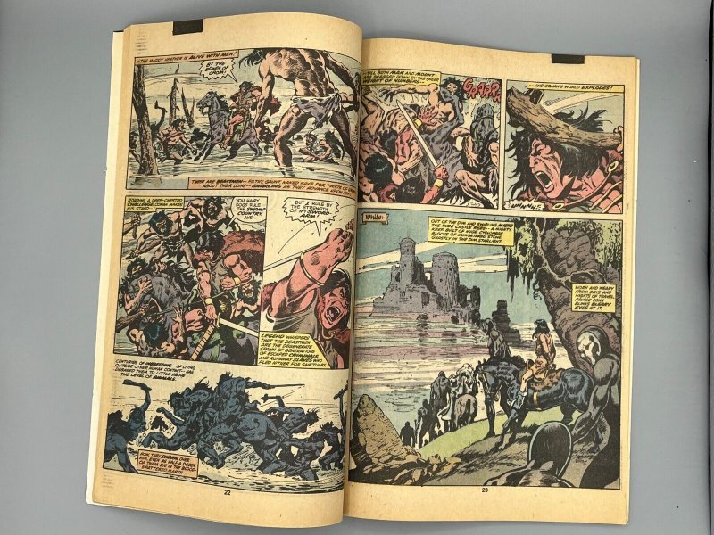 KING CONAN # 1 MARVEL COMICS March 1980 NEWSSTAND VARIANT - FN- 5.5