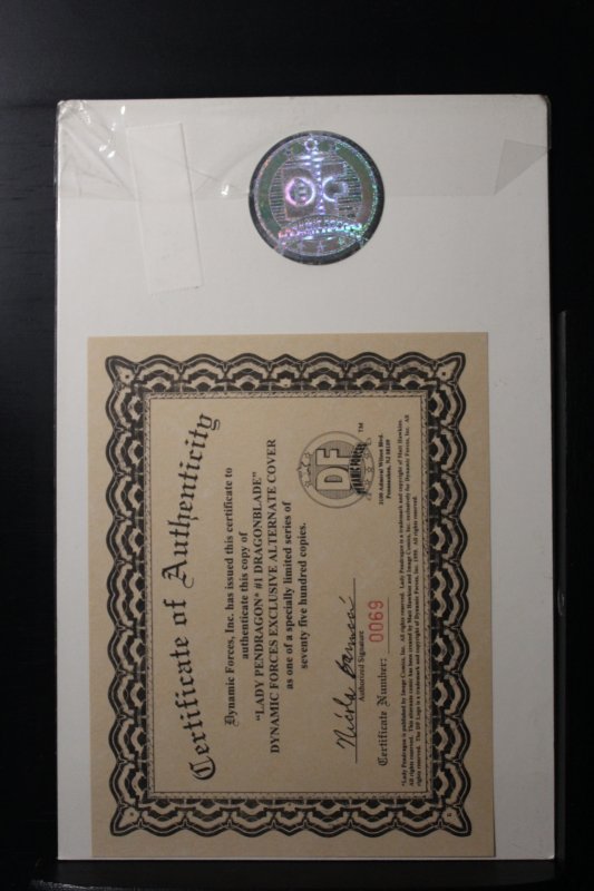 Lady Pendgragon #1 (1999) Dynamic Forces Exclusive Alternate Cover