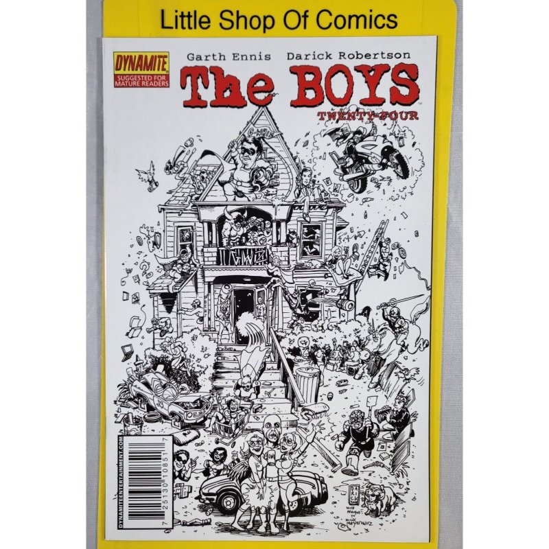 The Boys #24 Robertson Sketch Variant Homage Animal House 2008 Dynamite