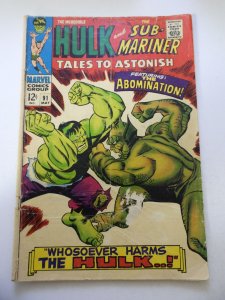 Tales to Astonish #91 (1967) GD Condition See Description