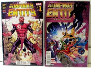 Infinity Entity Lot 2 #1, 3 2016 Marvel 9.2 Warlock Iron Man Hulk Thor Comics