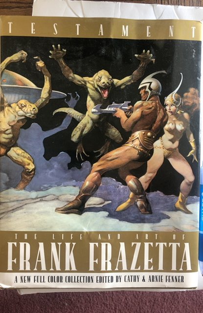 Testament the life and Art of  Frank Frazetta ,158p great master of fantasy!