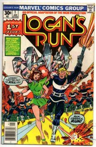 LOGAN'S RUN #1, VG/FN, Movie Adaption, George Perez, 1977, Bronze age