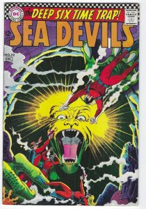 Lot of 2 Late-In-Series SEA DEVILS: 26 (FN), 32(VG)  Russ Heath!