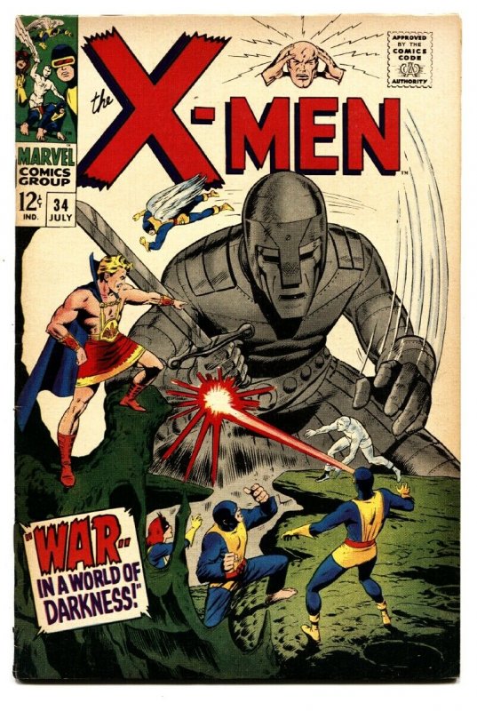 X-MEN #34 1967-MARVEL COMICS-Cyclops-comic book