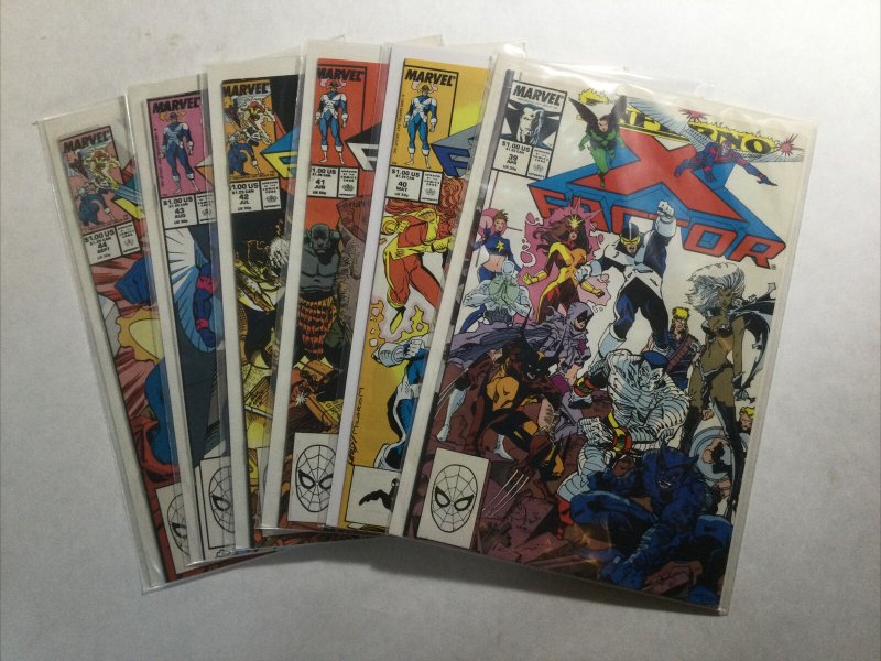 X-Factor 39 40 41 42 43 44 Lot Run Set Near Mint Nm Marvel