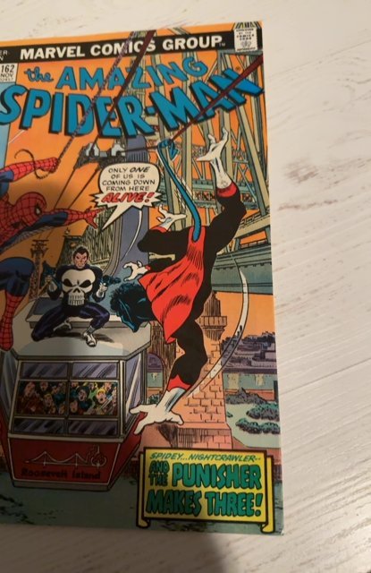The Amazing Spider-Man #162 (1976)punisher and nightcrawler