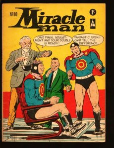 Miracle Man #10 1970's-Miracle Man & Blackhawk appear-Published in Great Brit...
