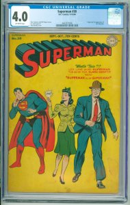 Superman #30 (1944) CGC 4.0 1st Appearance of Mr. Mxyztplk!