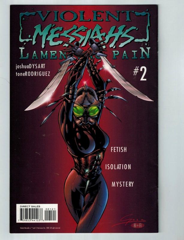 Violent Messiah Lamenting Pain # 1 VF Image Comic Book Limited Series # 9 S95
