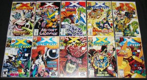 X-FACTOR COPPER AGE COMIC LOT 14PC (VF-NM)